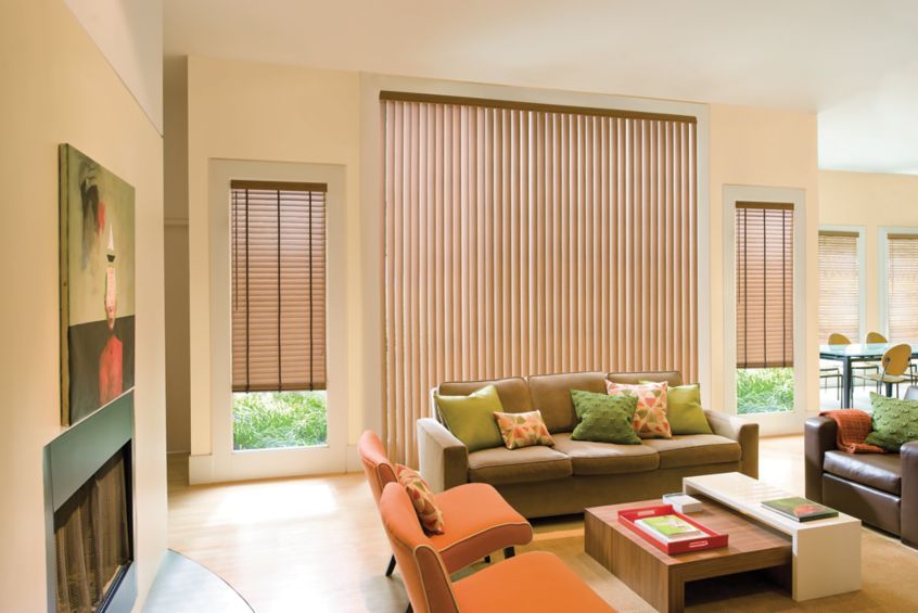 Custom window and door treatments, shades and blinds by YYC Closets & Glass