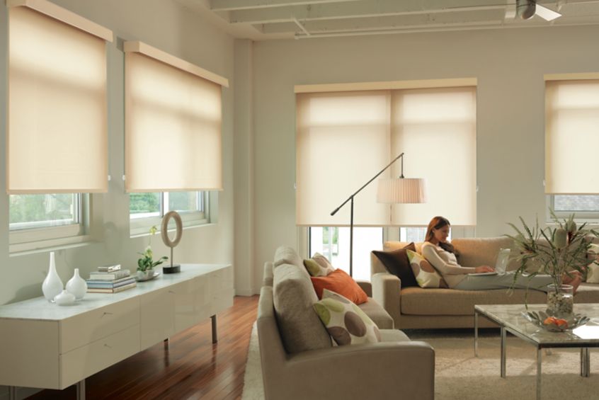 Custom window and door shades and blinds by YYC Closets & Glass