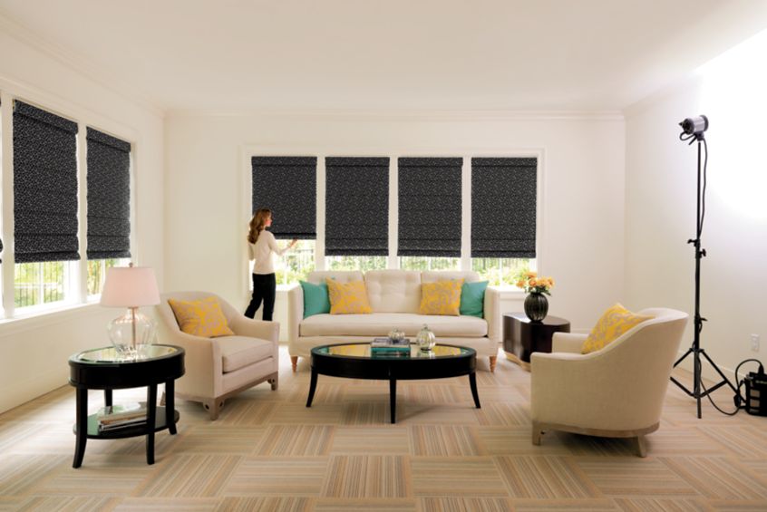 Custom window blinds and shades by YYC Closets & Glass
