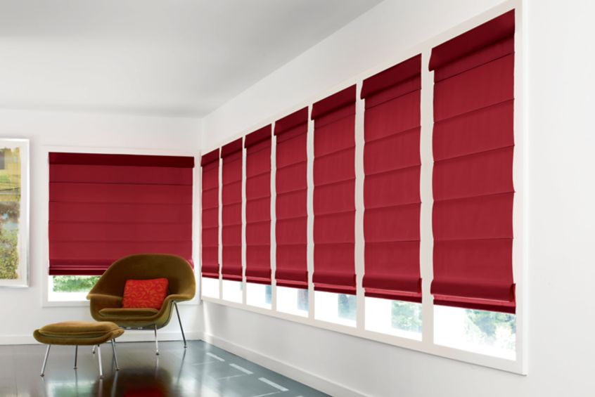 Custom window blinds and covers by YYC Closets & Glass